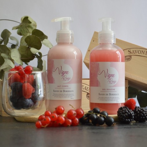 Duo gel douche et lait corps Vigne Rouge 200 ml