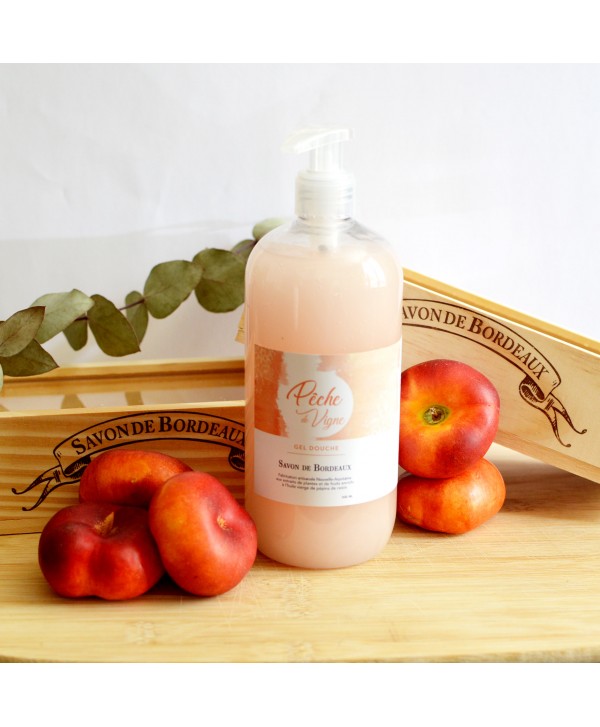 Gel douche artisanal Pêche de Vigne - 500 ml