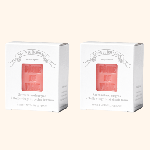 Duo Savons Pêche de Vigne 150g – Artisanal| Pêche de Vigne